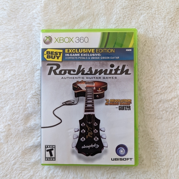 Great Condition: XBox 360 Rocksmith Authentic Guitar Video Game - Picture 2 of 11